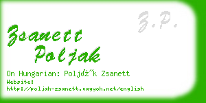 zsanett poljak business card